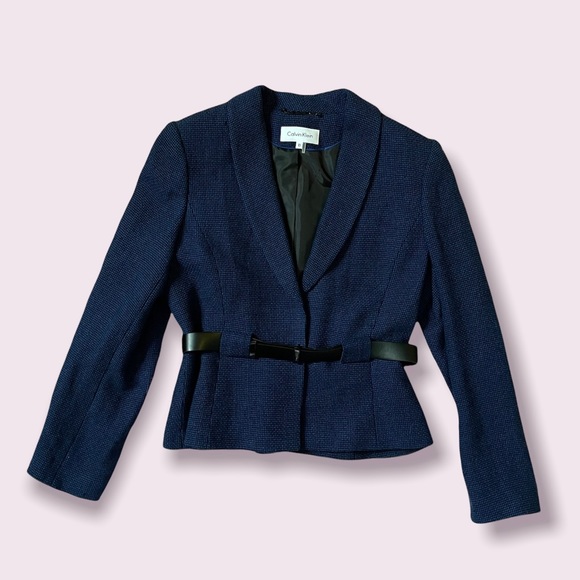 Calvin Klein Jackets & Blazers - 💙 NWOT Calvin Klein Women’s Belted Blazer